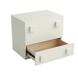 livingplus奶油风多巴胺彩色卡门柜电视柜简约现代床头边柜收纳柜