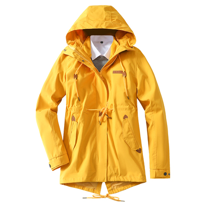 稻草人2025新款冲锋衣女三合一摇粒绒内胆收腰秋冬户外连帽外套男