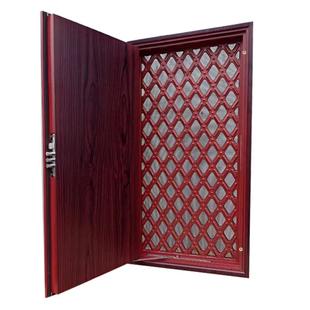 防盗门改装加装通风窗透气透风纱窗门进入户门开小窗门中门子母门