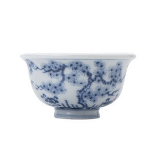 首次购买推荐丨三余青花手绘主人杯松竹梅压手杯景德镇纯手工茶具