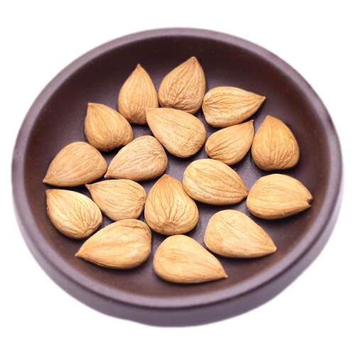南杏仁甜杏仁带皮新疆特产原味打豆浆食品无壳大颗粒生南杏仁500g