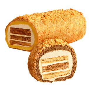 【38爆品日】荷家 拿破仑长条蛋糕卷组合装 千层酥糕点动物奶油