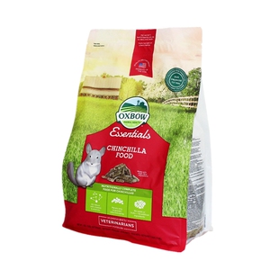 爱宝龙猫粮Oxbow美国原装提摩西草主饲料食3磅不软便3磅1.36kg