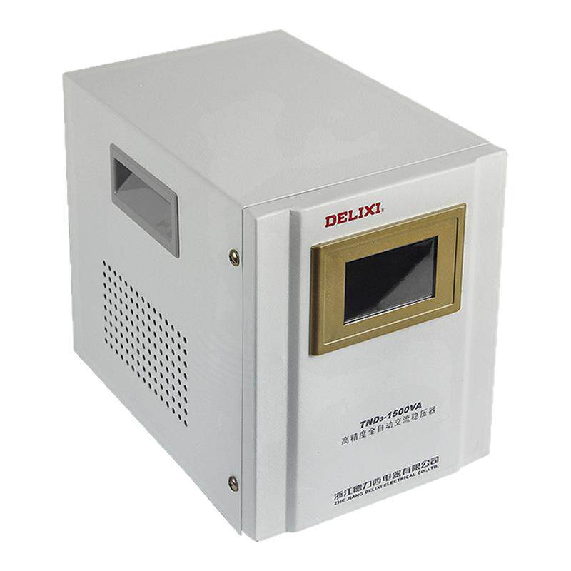 德力西家用稳压器TND3 1500w 220v电脑电视冰箱音响单相稳压器