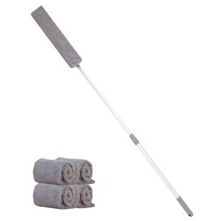 宝家洁床底清扫神器缝隙清洁大扫除鸡毛掸沙发底下拖把加长可伸缩