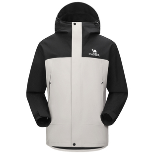 骆驼户外北风羽绒服冲锋衣男女三合一可拆卸防风防水登山服冬外套