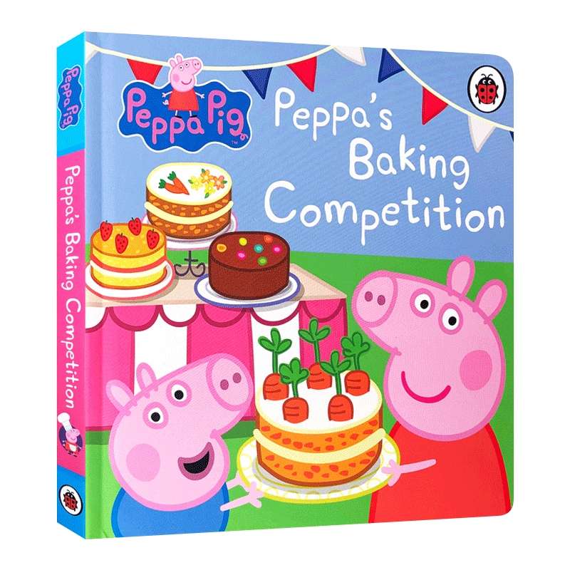 英文原版 Peppa Pig Peppa's Baking Competition 小猪佩奇的烘焙比赛 英文版 纸板书 进口英语书籍儿童外文书