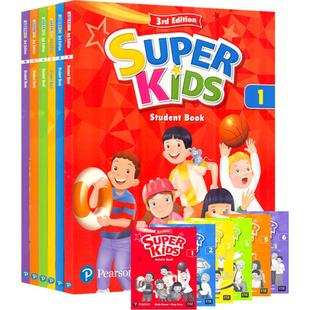 super kids 3rd 第三版 朗文灵通少儿英语教材书 1 2 3 4 5 6
