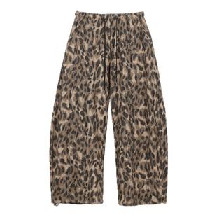 CBXLAB街舞潮牌卡其豹纹破洞秋冬长裤废土嘻哈运动裤爵士休闲裤潮