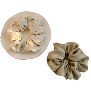 2件套韩系清新大肠发圈简约波点新款气质肥肠高品质扎头发绳头饰