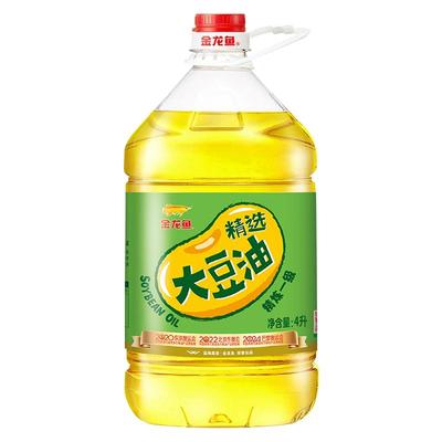 金龙鱼精选大豆油4L食用油