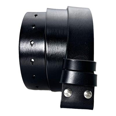 牛衣客男打孔牛皮平滑扣商务带条