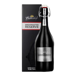 【百威】百威大师臻藏啤酒礼盒啤酒银标高端啤酒龙年限定798ml