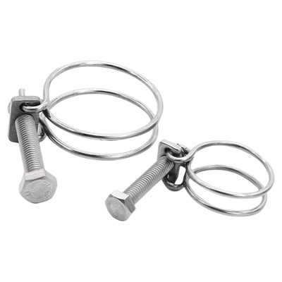 304不锈钢双丝喉箍强力水管抱