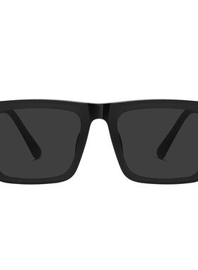 墨镜开车专用防晒方形黑框太阳镜