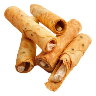 酥到心坎！注芯牛轧蛋卷夹心纯手工蛋卷饼干童年休闲零食 巫小蛮