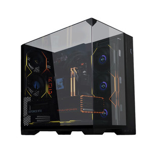 联力包豪斯O11 Vision Compact海景房机箱无立柱ATX三面玻璃可换