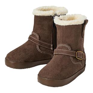 MIKIHOUSE儿童棉鞋中筒棉靴冬季加绒鞋男童女童冬鞋雪地靴新品