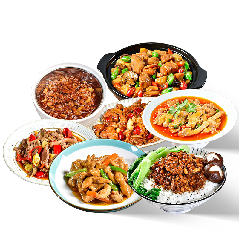 菜报告外卖料理包速食商用