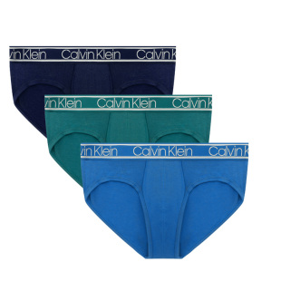 阿瞳牛社Calvin Klein/凯文克莱 简约舒适内裤男CK三角内裤三条装