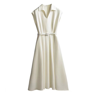 沉甸甸的垂坠感TR抗皱名媛连衣裙