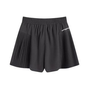 onmygame女童短裤夏季超轻透气速干百褶裙裤吸湿排汗防走光运动裤