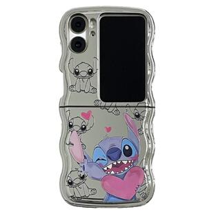 可爱卡通动漫电镀银小众波浪边适用于oppofindn2flip手机壳新款折叠屏女网红N3+Flip限量翻盖防摔保护套潮牌