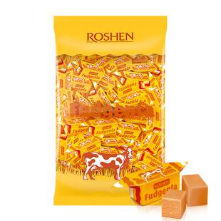 ROSHEN如胜丨FUDGENTA乳脂软糖果785g袋装进口传统零食牛奶味儿童