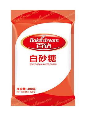 百钻冲饮食用400克白砂糖