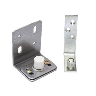 联动滑轮轨道二联动三连动移门推拉门配件下引导件吊轮配件限位器