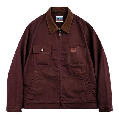 马登工装美式复古重磅帆布夹克