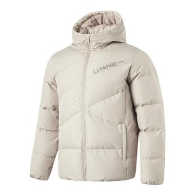 李宁防泼水男子立体裁剪羽绒服