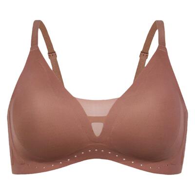 华歌尔Wacoal凉感无痕聚拢无钢圈文胸罩内衣女 WB10H4