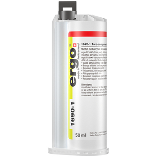 ergo1690瑞士进口胶水粘金属塑料陶瓷木头铁亚克力石材发动机漏油耐高温密封树脂粘得牢合剂焊接万能强力ab胶