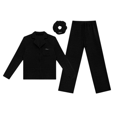 HONORE古月 圣诞限量周边软毛毛四季睡衣+大肠发圈