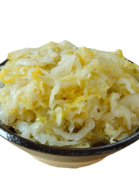 东北特产酸菜丝酸白菜酸味十足