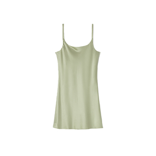 TWOPIECE可外穿真丝睡裙睡衣女性感桑蚕丝吊带睡衣连衣裙女