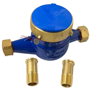 埃美柯水表家用4分自来水国标旋翼式螺纹干式湿式宁波dn40冷水表