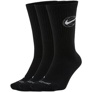 劲浪体育 nike 耐克秋季男子运动袜训练袜子3双装DA2123-010