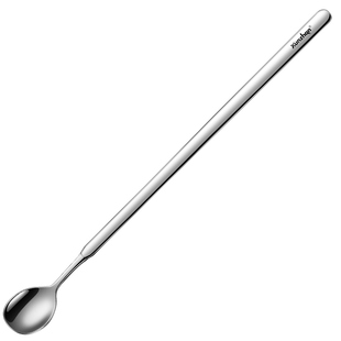 咖啡搅拌勺高颜值316不锈钢甜品勺杯子用调料冰勺调羹加长柄勺子