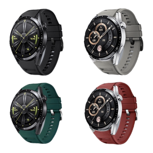 适用oppowatch4Pro手表带X2限定液态硅胶S表带watch3Pro/2运动智能手表watch1男生腕带女生表链三四代配件