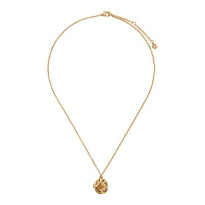 【梁田同款】Fable狐狸采橡挂坠珐琅彩宝盒式项链锁骨链毛衣链女