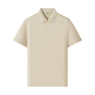 亚麻工作服定制polo衫夏季高端企业领导商务工装文化衫短袖印logo