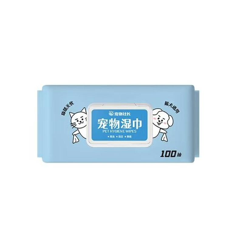 猫咪湿巾银离子抑菌加厚100片