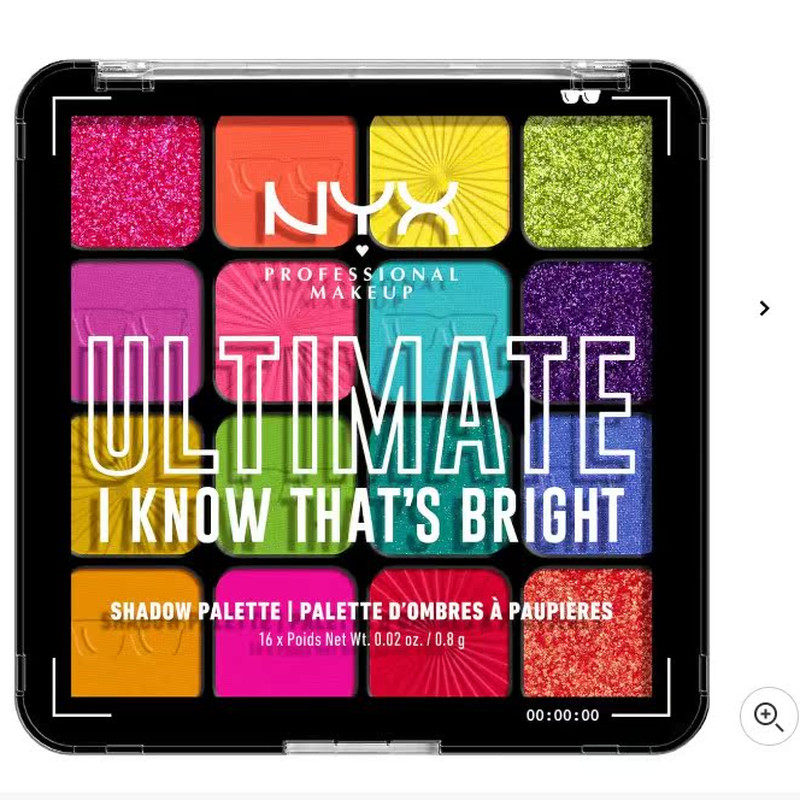 【海淘正品】nyx12色眼影盘 彩虹盘日落盘 秋季新品