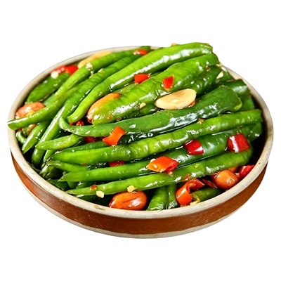 农家自制腌辣椒特辣腌制青红