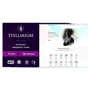 Stellarium WP主题 Wordpress 星座及十二生肖网站模板