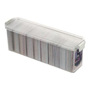 亚克力小卡收纳盒小马宝利卡片保护盒桌面分格卡位盒卡套整理神器