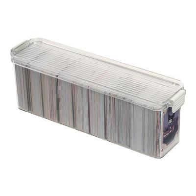 桌面小卡收纳盒亚克力防尘可叠加