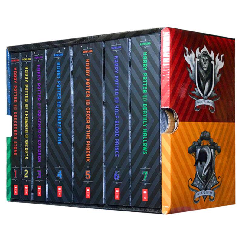 Harry Potter 哈利波特1-7册全集套装 英文原版 美版二十20周年版 JK罗琳 魔法石死亡圣器 全正版英语原著小说全套书籍神奇动物